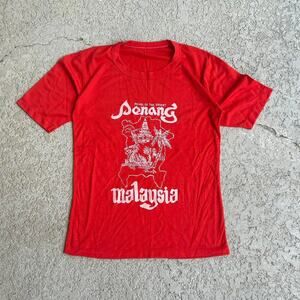 True Vintage 80s Penang Maylasia Paper Thin Tee. Sz S